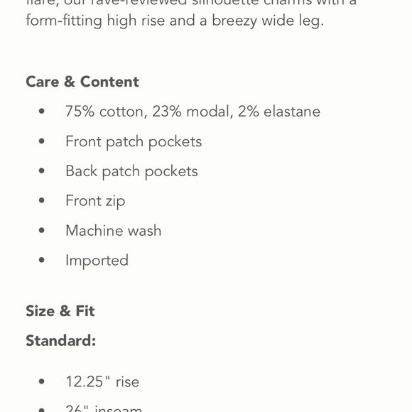 The colotte Cropped Wide-leg Corduroy Pants by Maeve - Picture 3 of 5